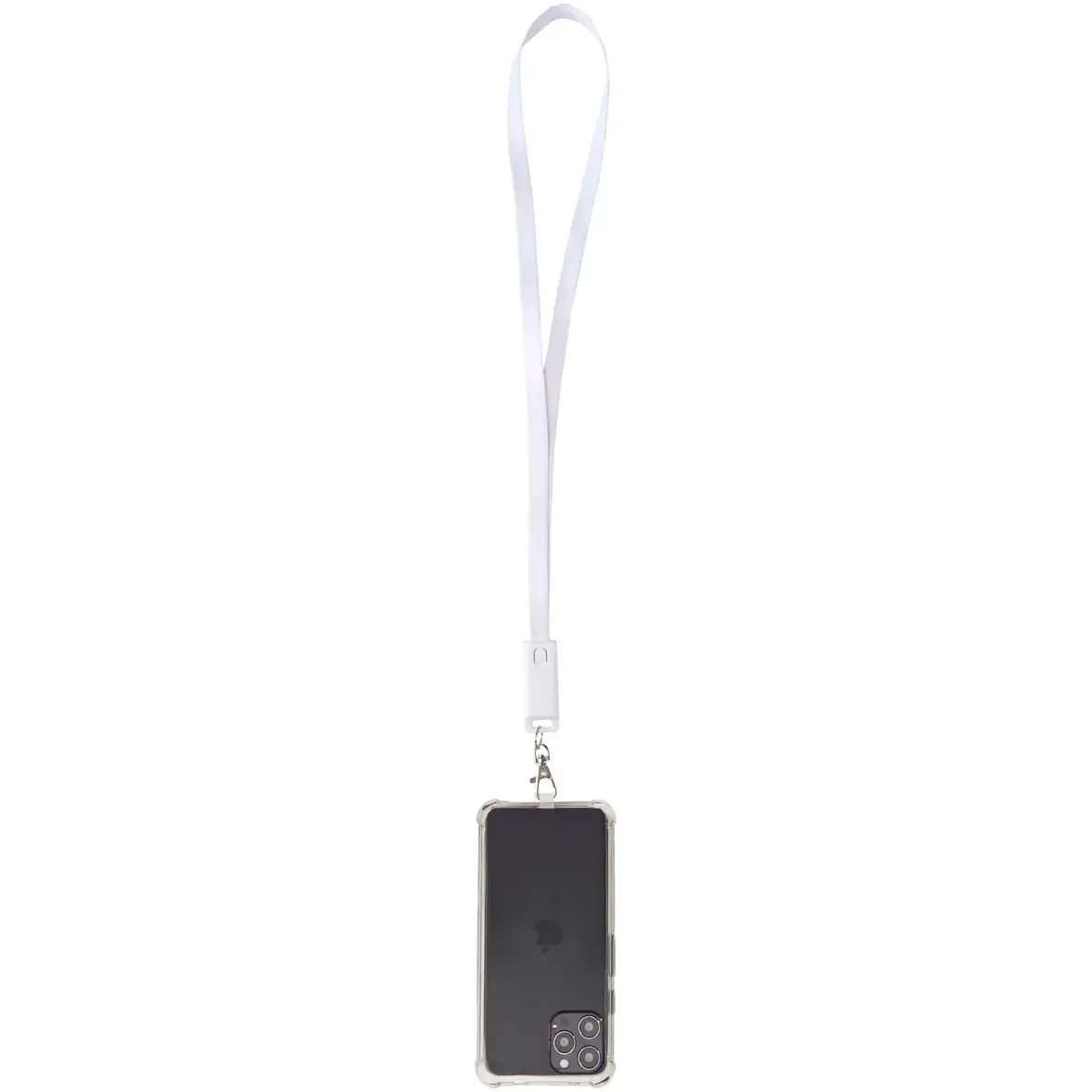 5 in 1 Lanyard Kabel aus recyceltem Kunststoff für Smartphones mit Datensynchronisierung und 65 W Schnellladung – Ansicht 3