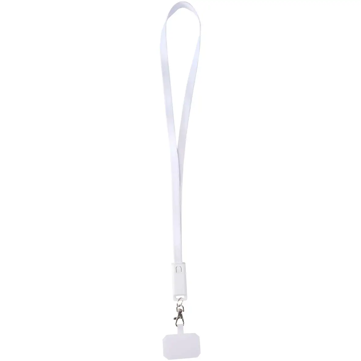 5 in 1 Lanyard Kabel aus recyceltem Kunststoff für Smartphones mit Datensynchronisierung und 65 W Schnellladung – Ansicht 2