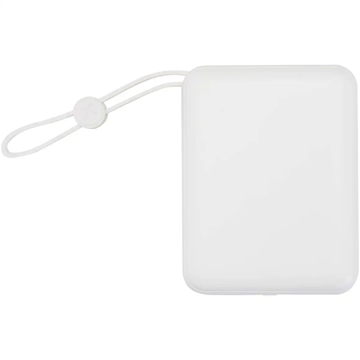 35 W 10.000 mAh Tablet Powerbank mit integriertem Typ-C-Kabel aus recyceltem Kunststoff – Ansicht 2