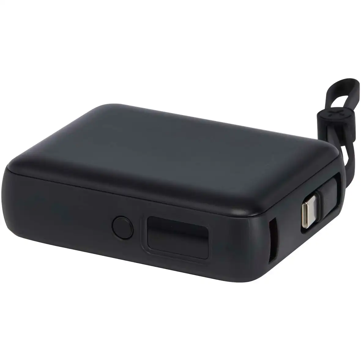 35 W 10.000 mAh Tablet Powerbank mit integriertem Typ-C-Kabel aus recyceltem Kunststoff – Ansicht 11
