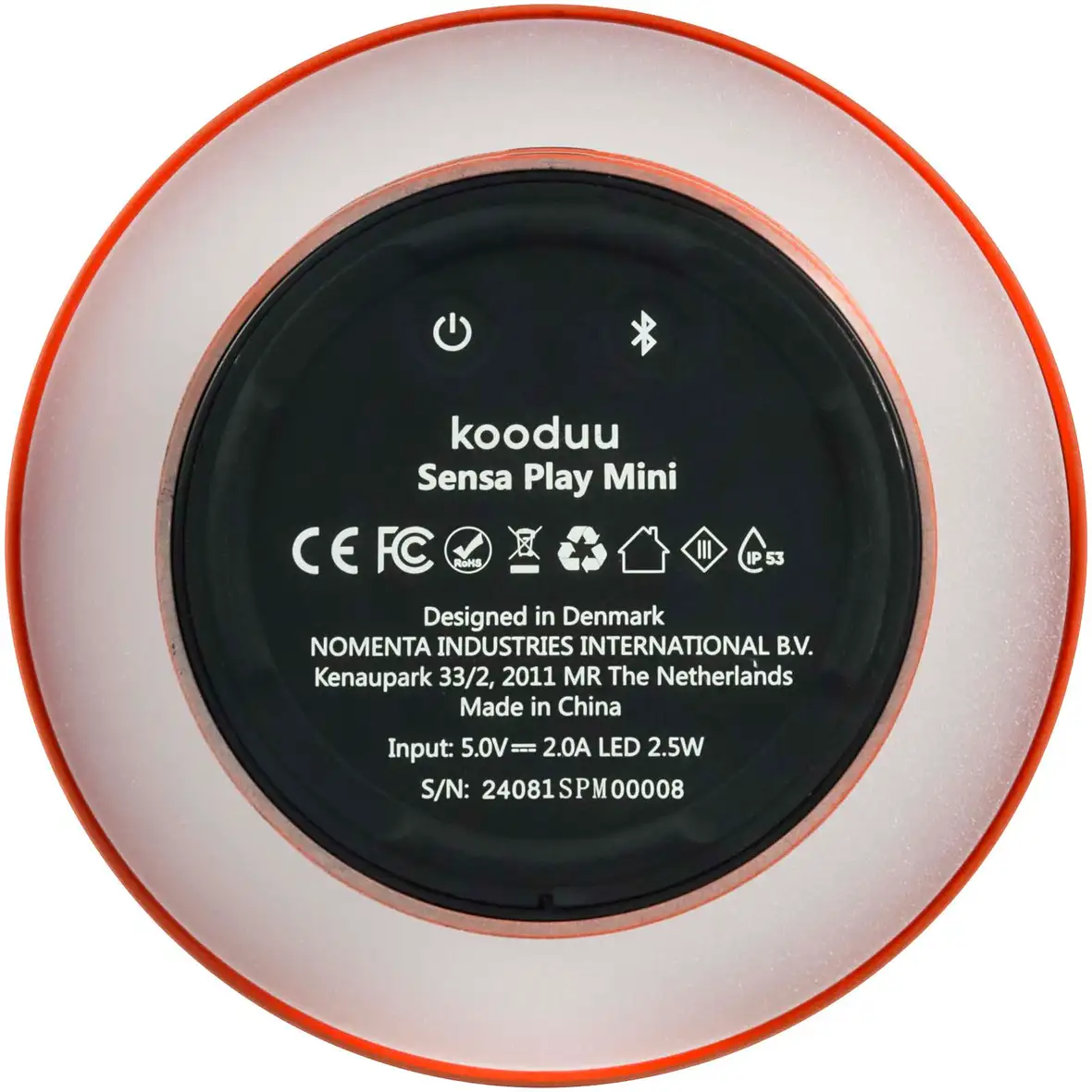 Kooduu Sensa Play Mini Tragbarer Lautsprecher mit Leuchte – Ansicht 9