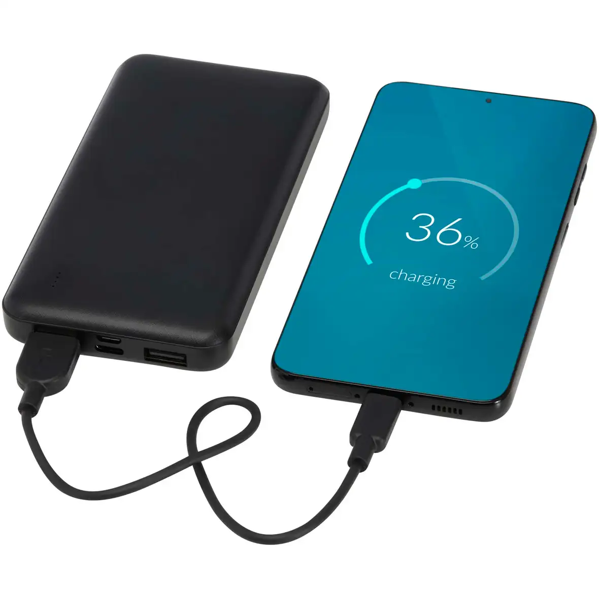 10 W 10.000 mAh Powerbank aus recyceltem Kunststoff – Ansicht 11