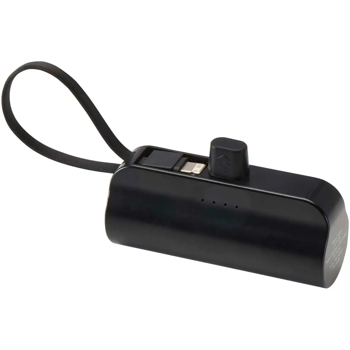 10 W 5000 mAh Typ C Powerbank aus recyceltem Kunststoff mit integriertem Klappständer und 2 in 1 Kabel – Ansicht 9