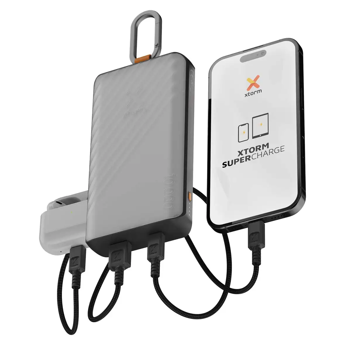 Xtorm XG2S101 Go2 10.000 mAh 15W Solar Powerbank mit Lampe – Ansicht 4