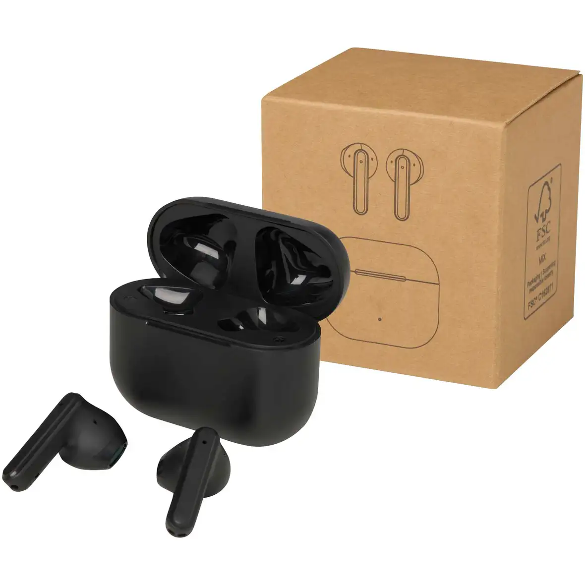 True Wireless Bluetooth® Headset aus recyceltem Kunststoff – Ansicht 8