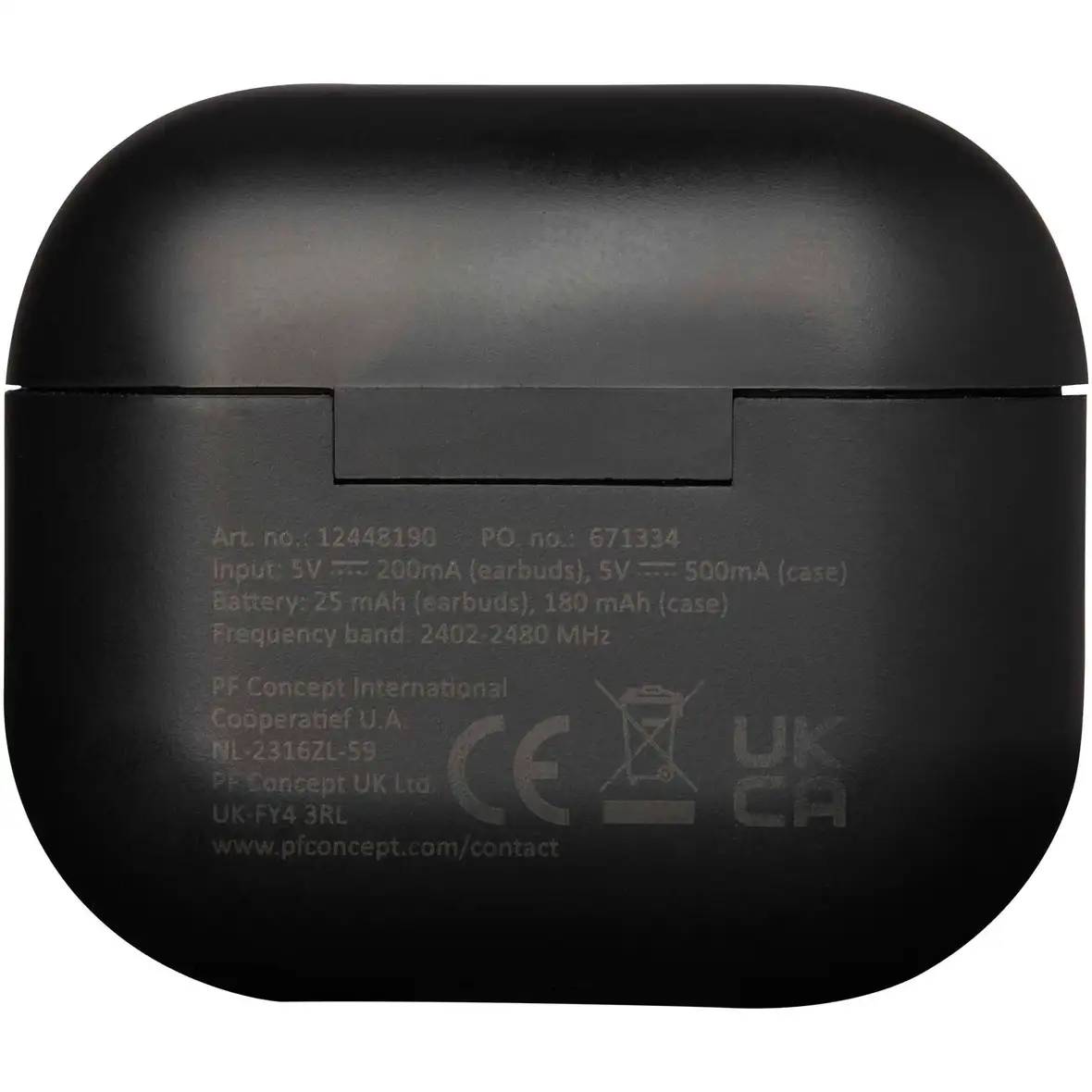 True Wireless Bluetooth® Headset aus recyceltem Kunststoff – Ansicht 10