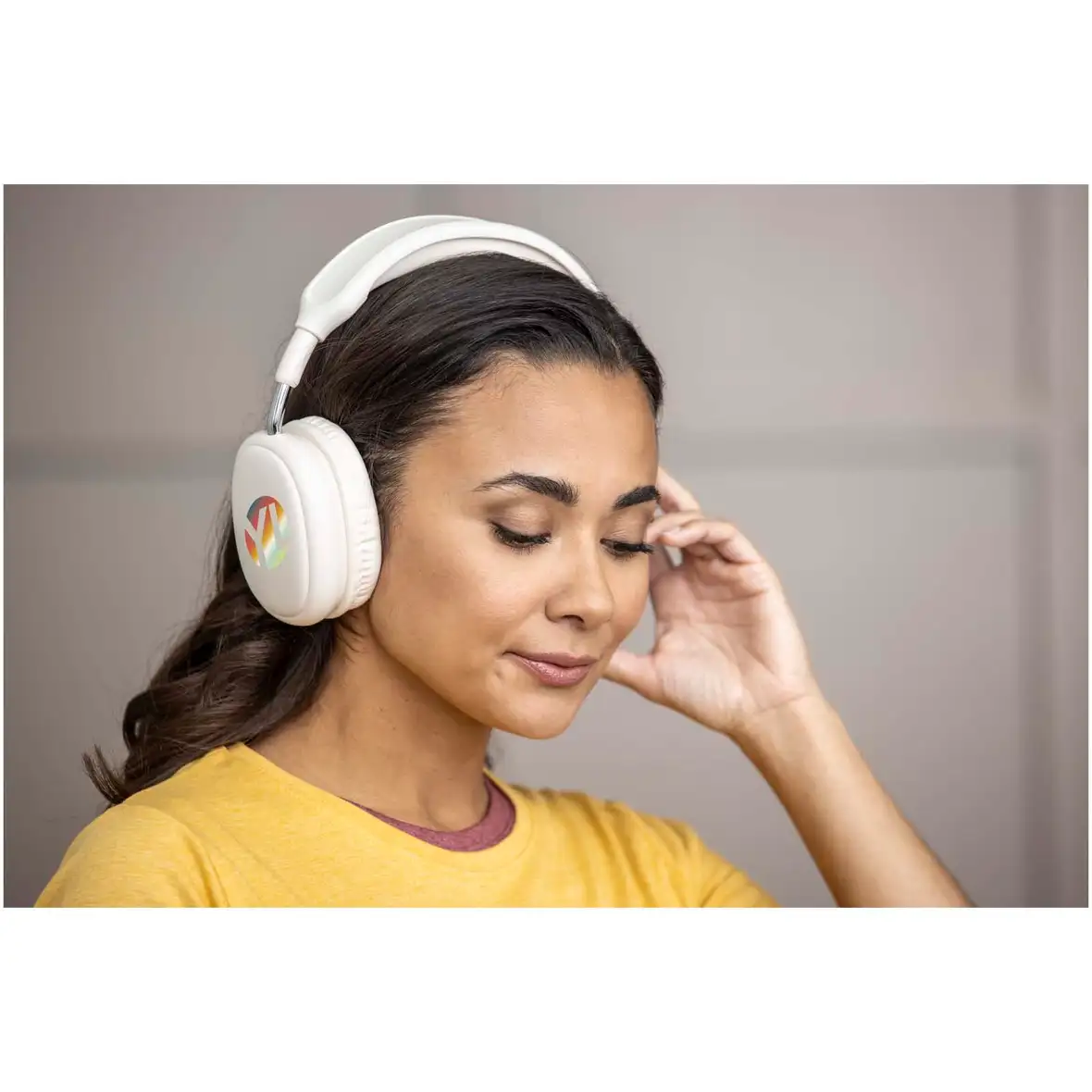 Over-Ear Wireless Bluetooth® Headset aus recyceltem Kunststoff – Ansicht 4