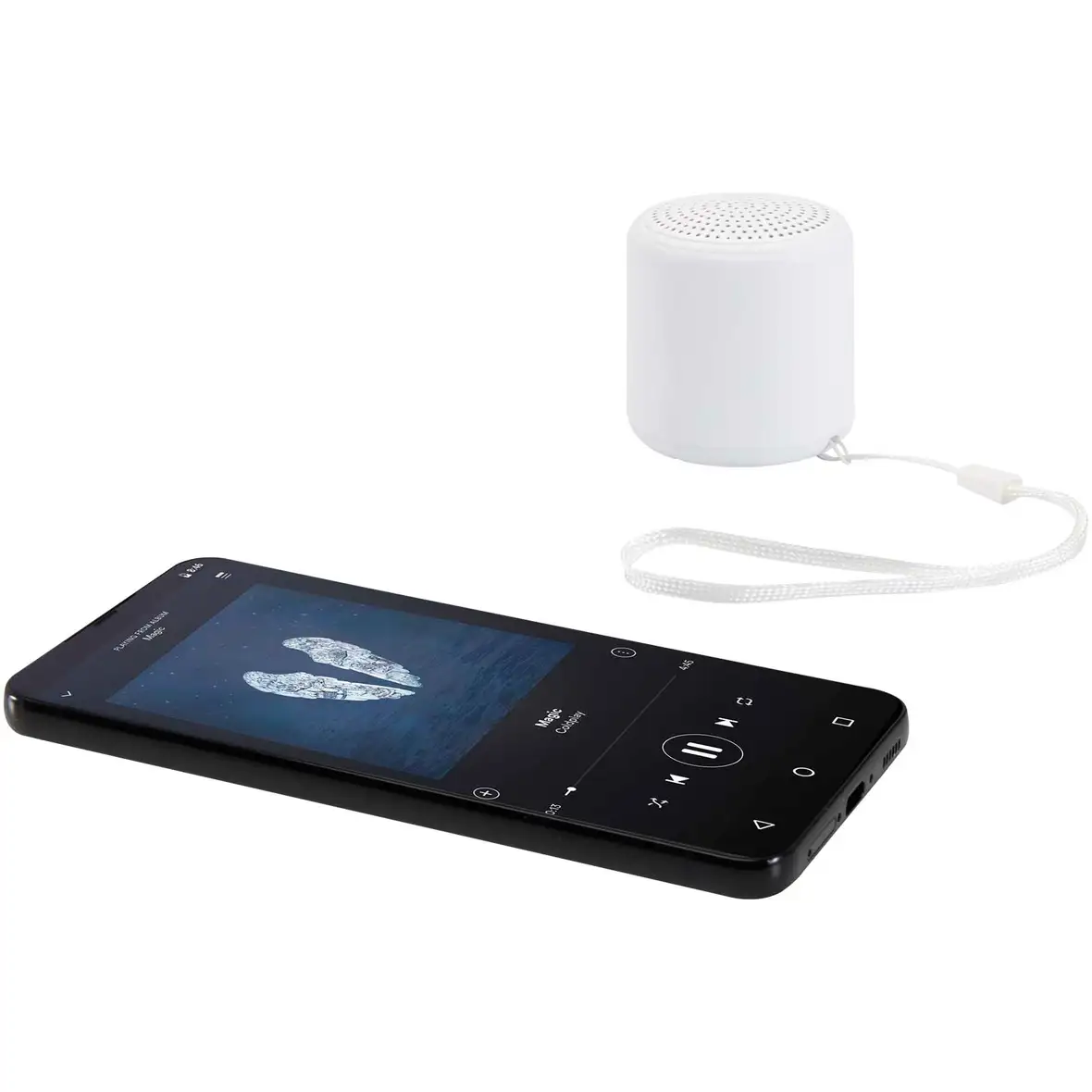 3 W Bluetooth® Lautsprecher aus recyceltem Kunststoff – Ansicht 4