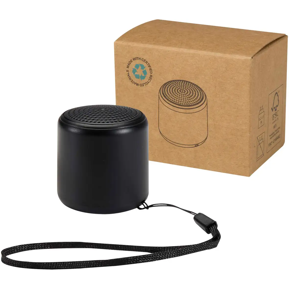 3 W Bluetooth® Lautsprecher aus recyceltem Kunststoff – Ansicht 6