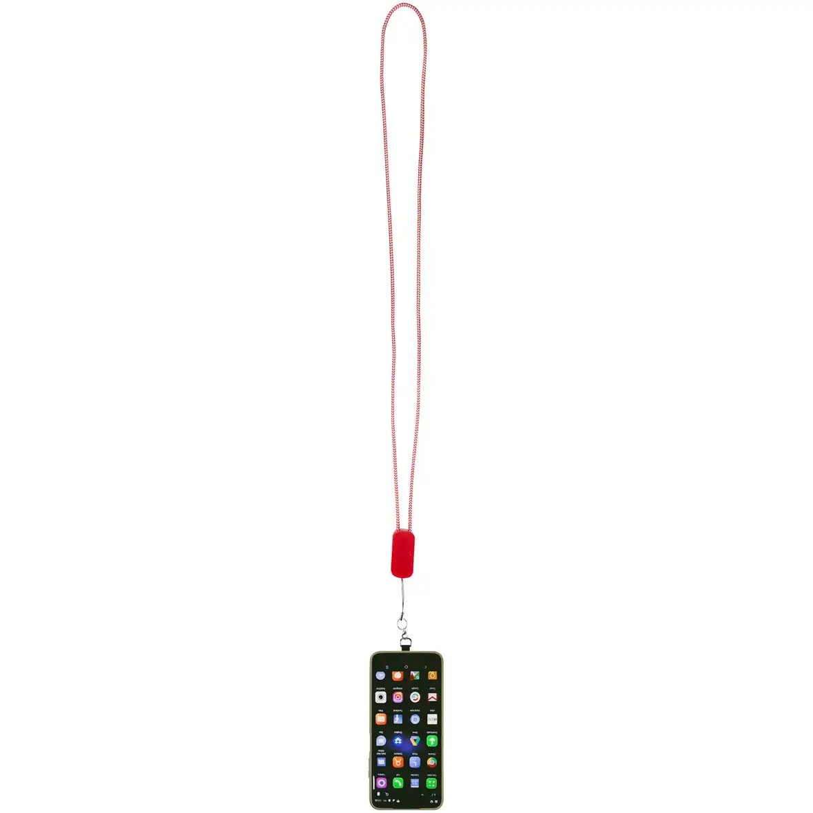 Smartphone Lanyard aus recyceltem Kunststoff mit 27 W 5-in-1 integriertem Kabel – Ansicht 7