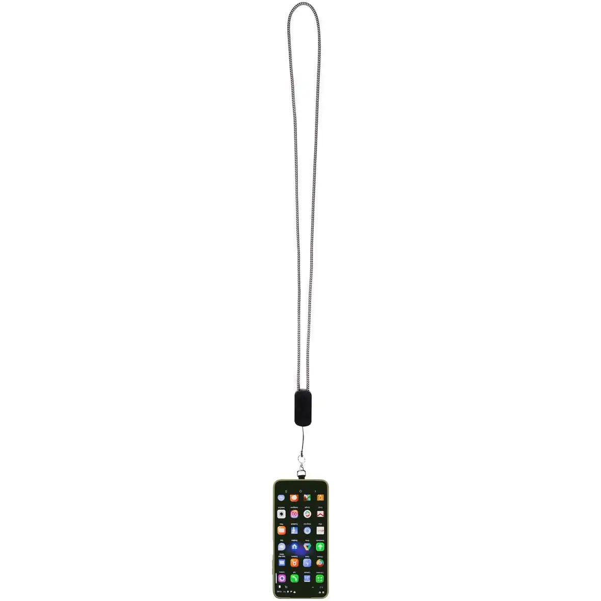 Smartphone Lanyard aus recyceltem Kunststoff mit 27 W 5-in-1 integriertem Kabel – Ansicht 15