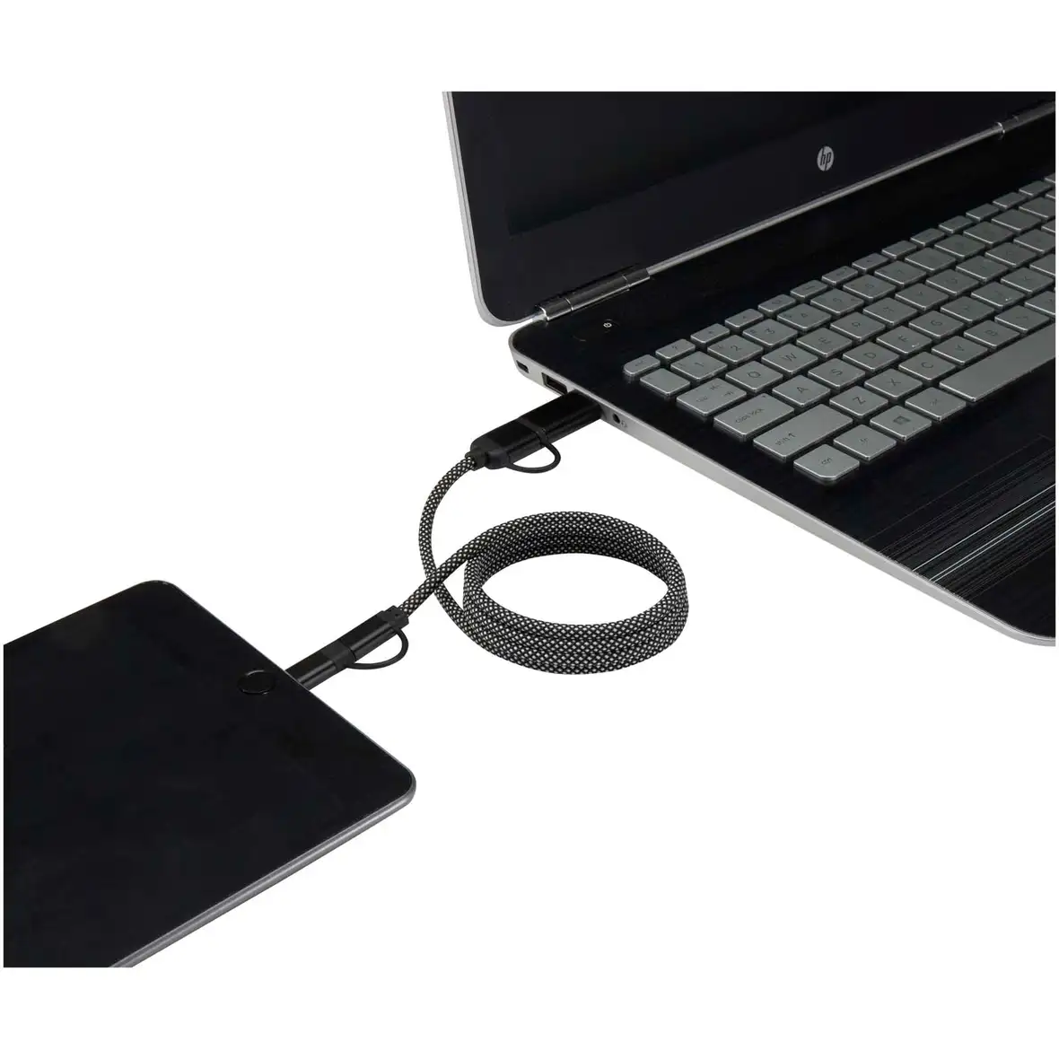65 W, 100 cm, RCS-zertifiziertes magnetisches 4-in-1-Ladekabel – Ansicht 3