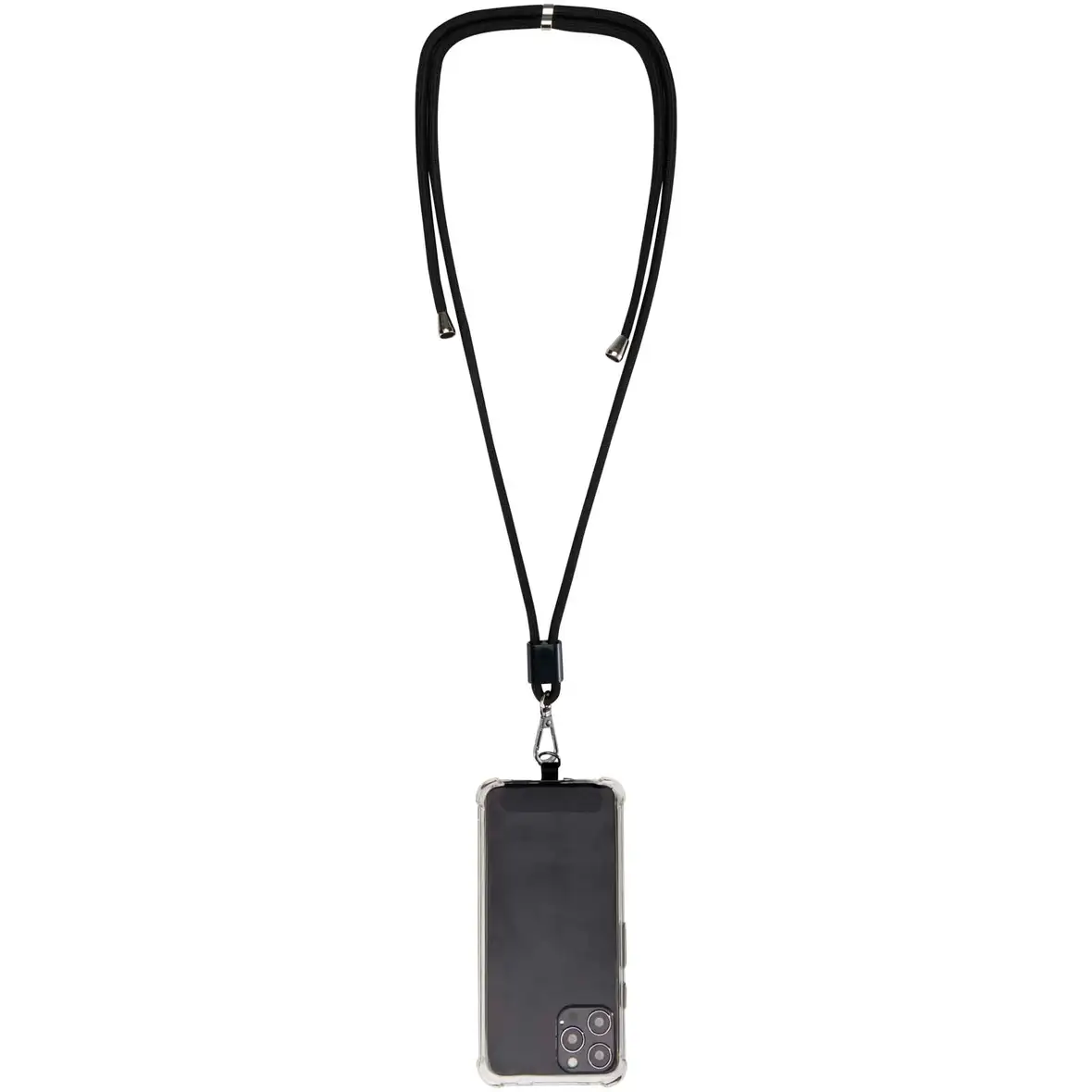 Verstellbares, recyceltes Smartphone Lanyard – Ansicht 4
