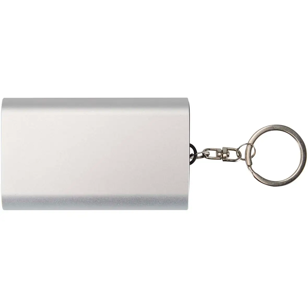 2000 mAh Powerbank aus recyceltem Aluminium mit Schlüsselanhänger – Ansicht 2