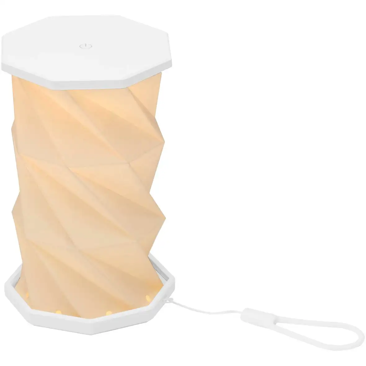 Klappbare & dimmbare Tischlampe aus recyceltem Kunststoff – Ansicht 1