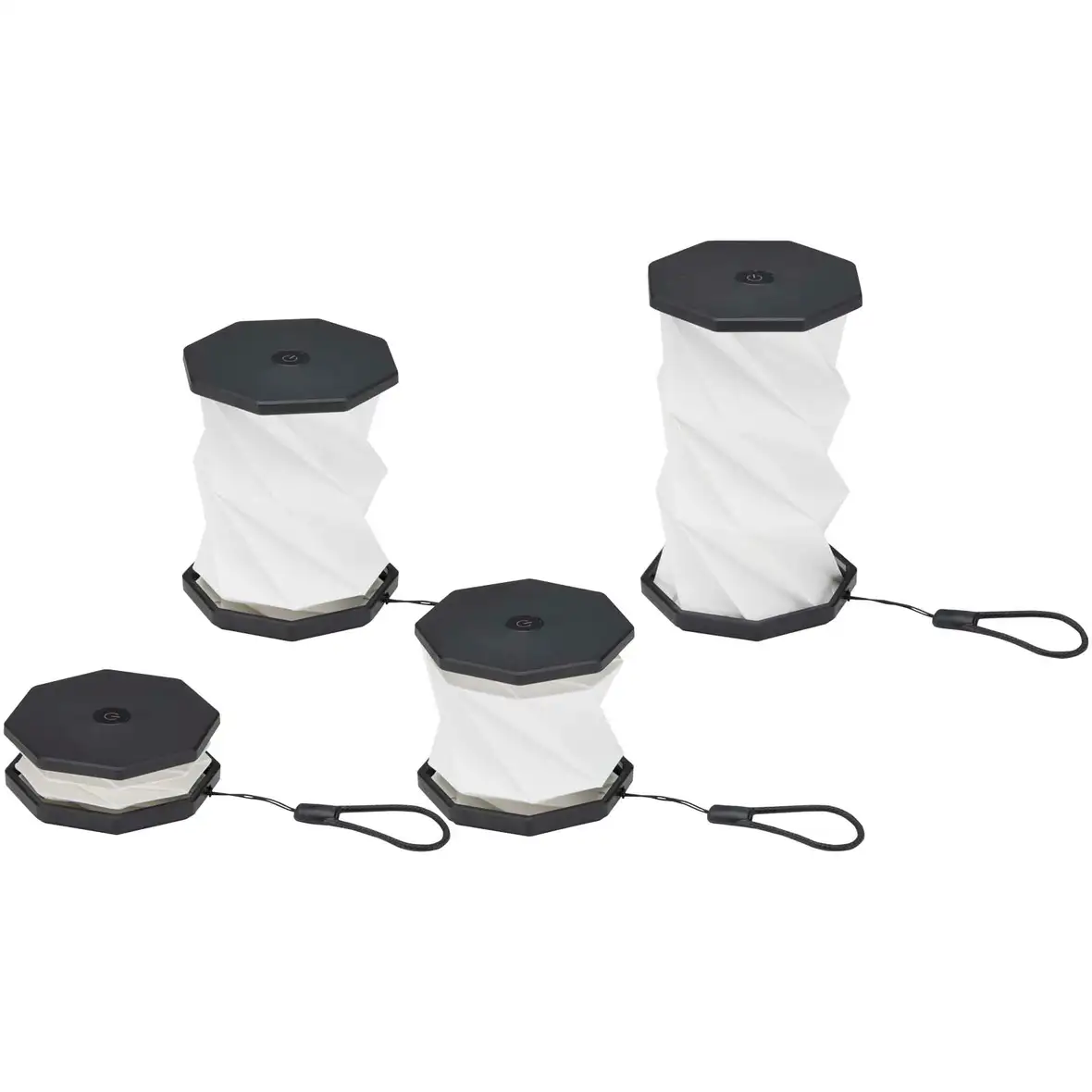 Klappbare & dimmbare Tischlampe aus recyceltem Kunststoff – Ansicht 9
