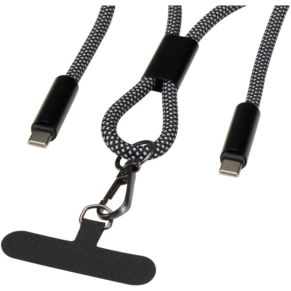 65W RPET Ladekabel mit Lanyard – Ansicht 4