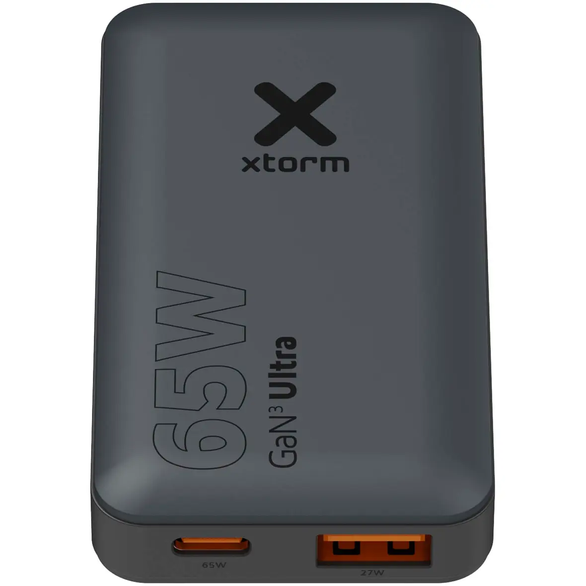 Xtorm 65 W Schnellladegerät für unterwegs mit Kabel und Reiseetui – Werbeartikel mit Logo bedrucken