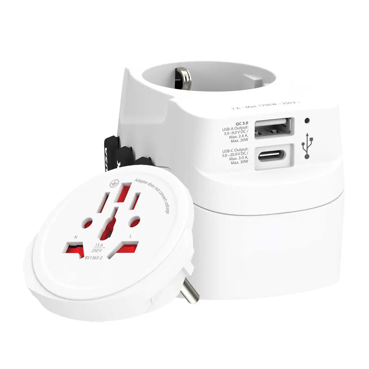 SKROSS® PRO Light USB AC30PD Reiseadapter – Ansicht 7