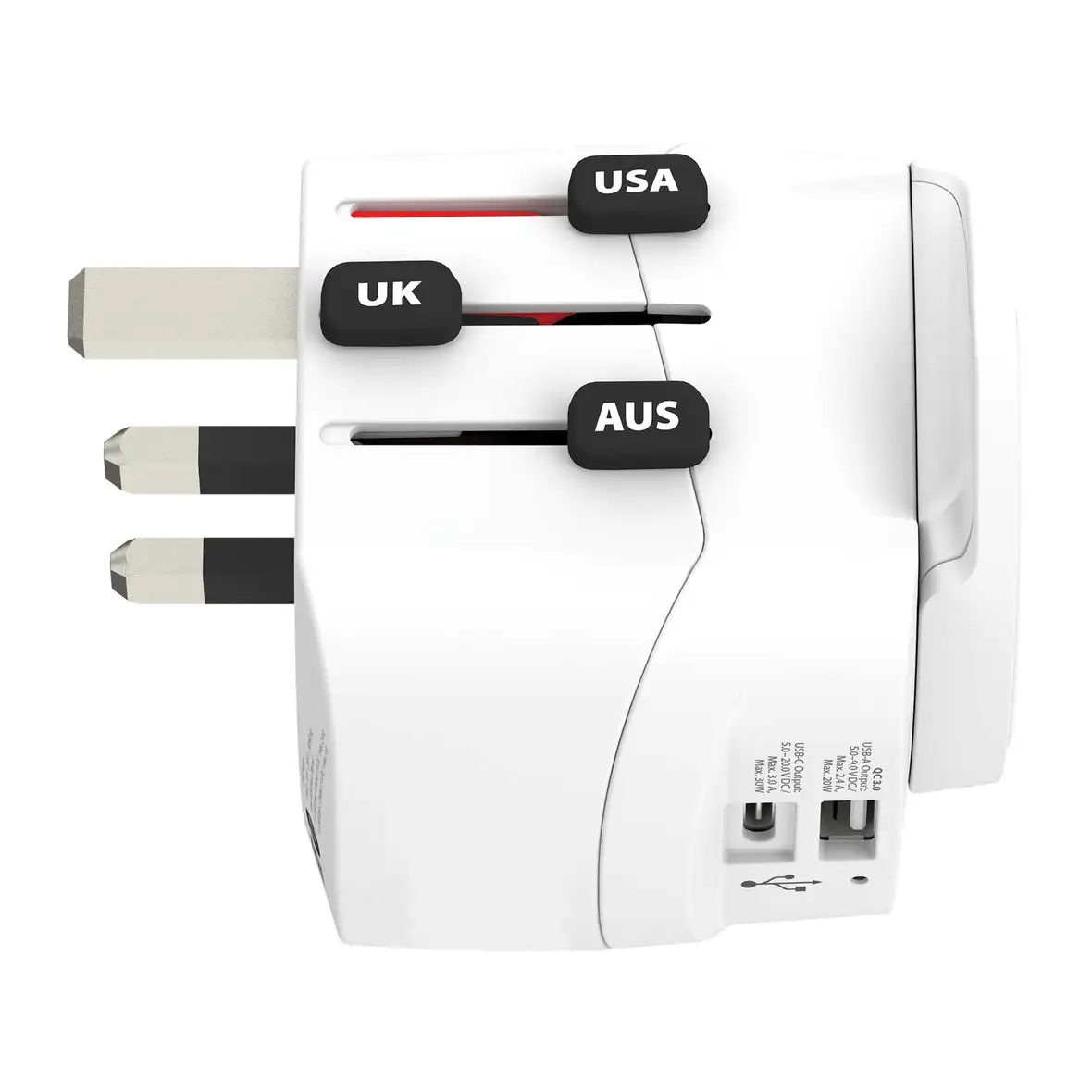 SKROSS® PRO Light USB AC30PD Reiseadapter – Ansicht 4