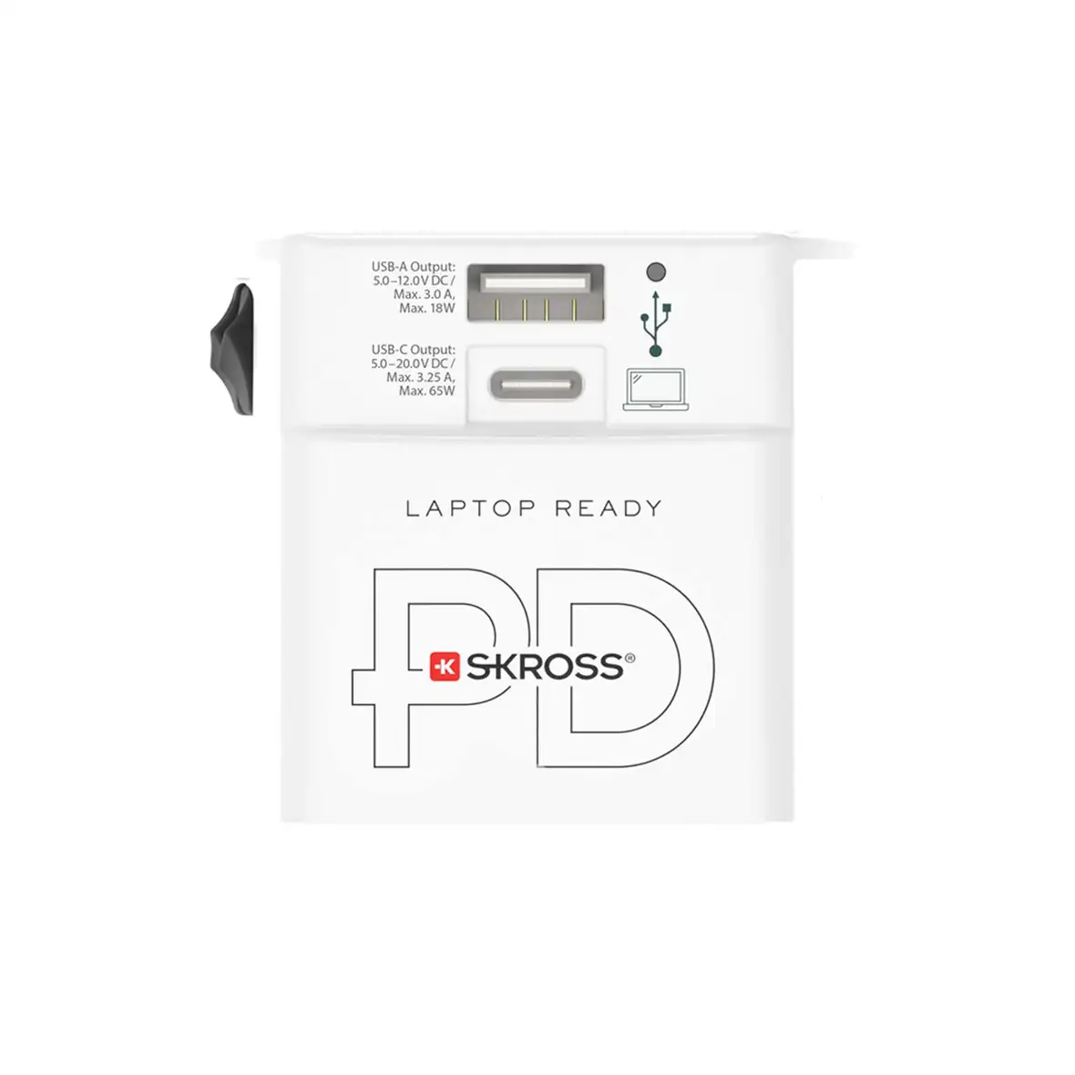 SKROSS® MUV AC65PD Reiseadapter mit USB-C Kabel – Ansicht 4