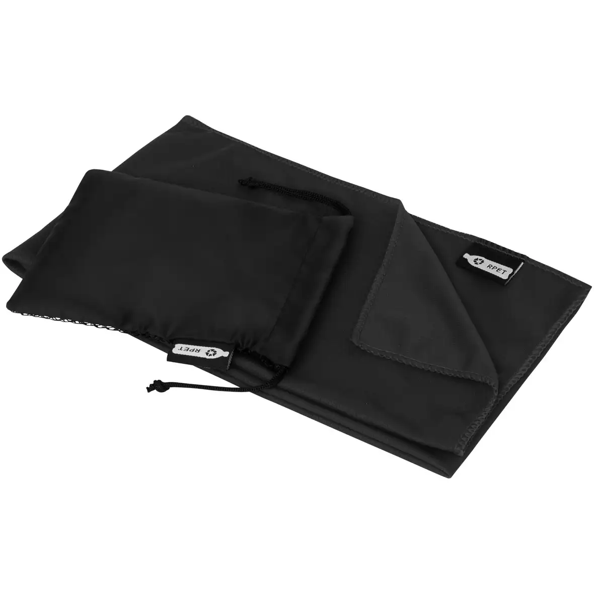 Sport Kühlhandtuch im Etui aus recyceltem PET Kunststoff 80 x 30 cm – Ansicht 9