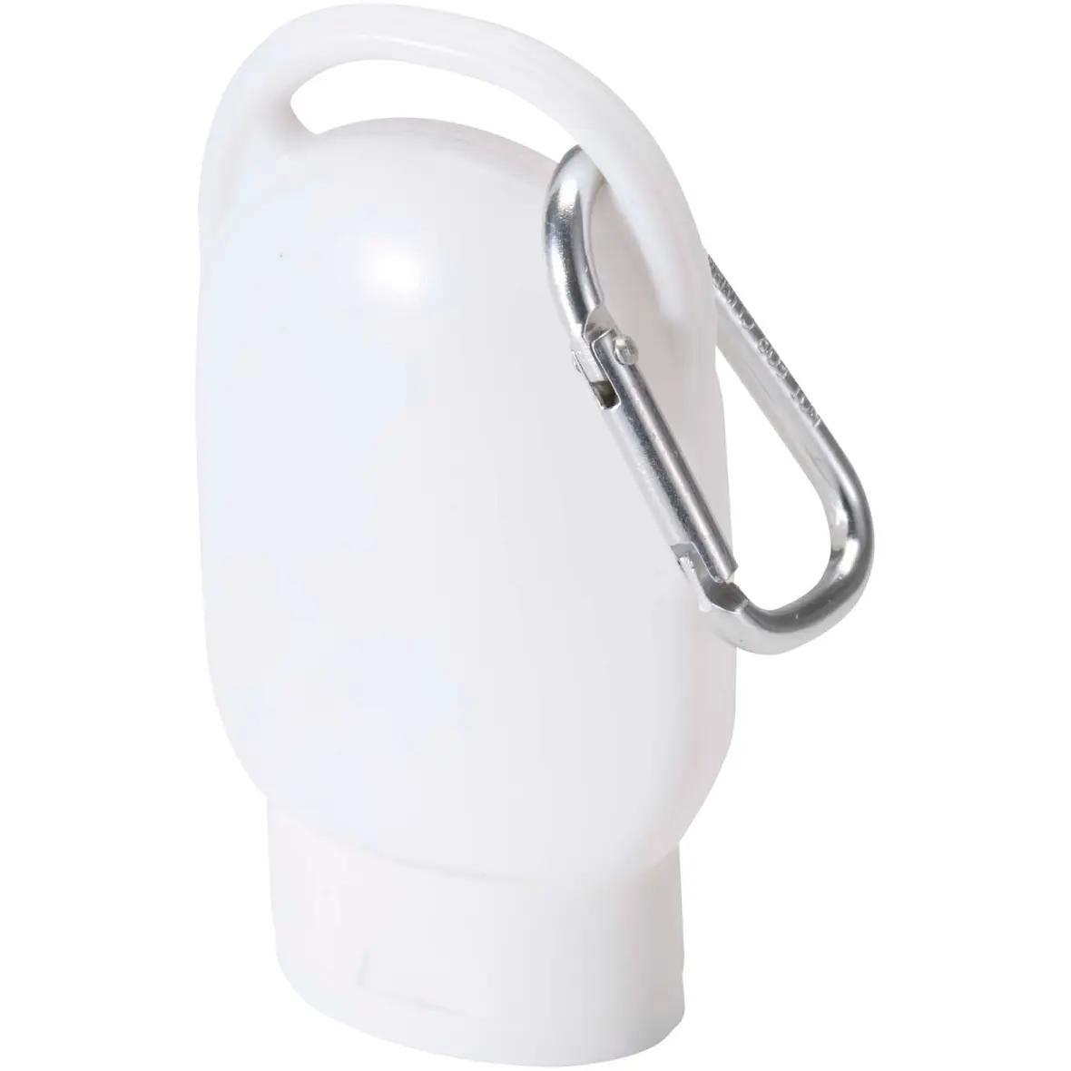 LSF 30 Sonnencreme mit Karabiner – Werbeartikel mit Logo bedrucken