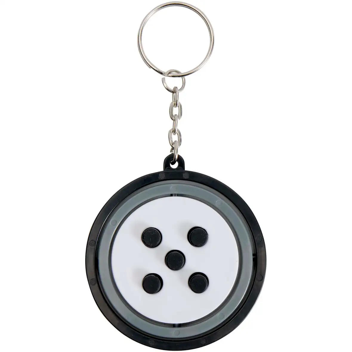 Gyroskop Fidget Schlüsselanhänger aus recyceltem Kunststoff – Ansicht 2