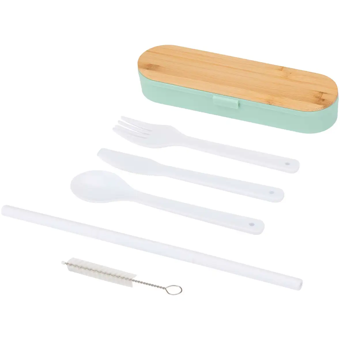 Besteckset mit Bambusdeckel – Ansicht 5