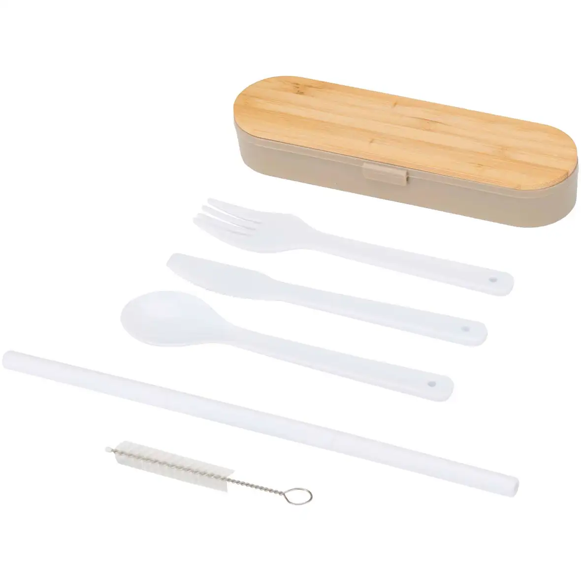 Besteckset mit Bambusdeckel – Ansicht 9