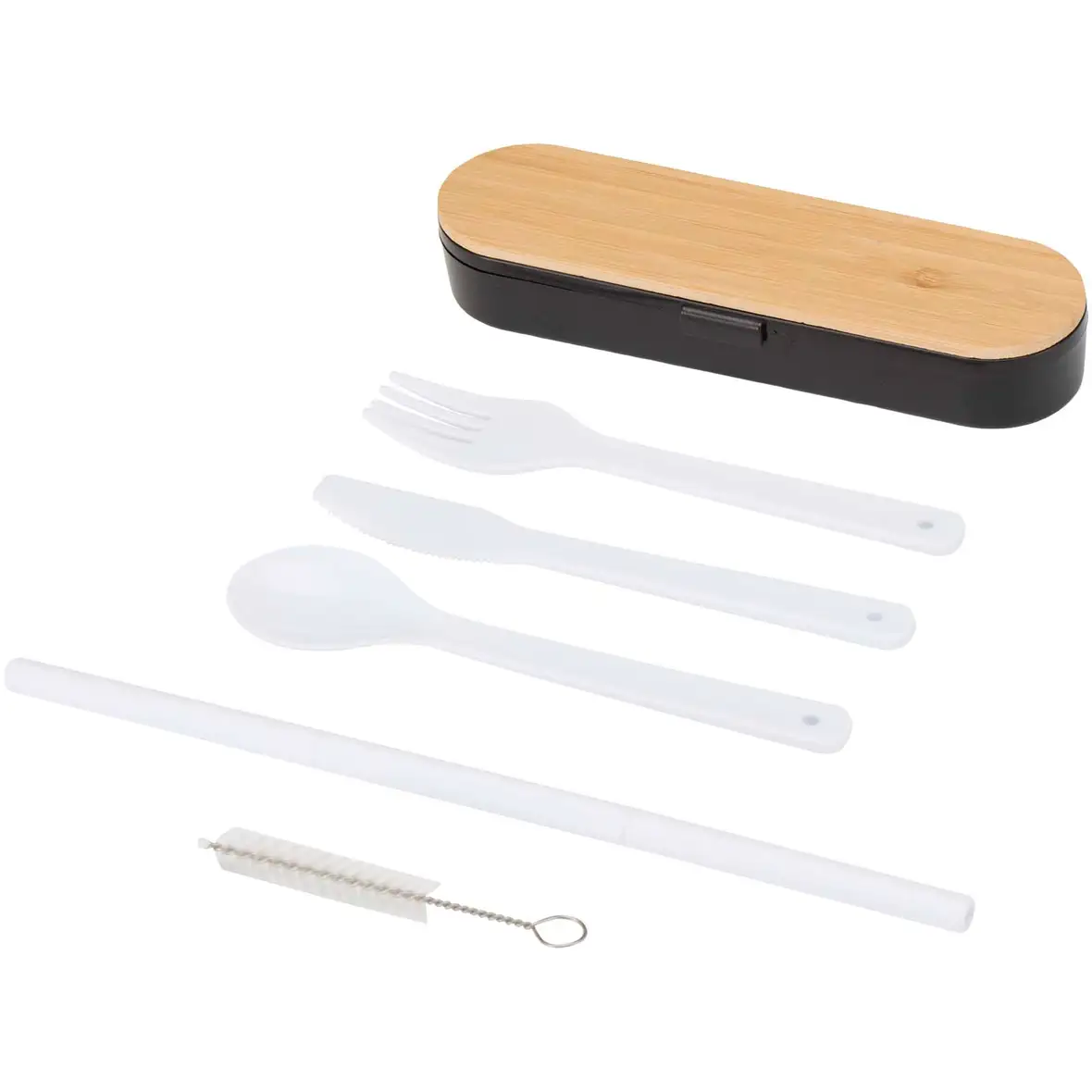 Besteckset mit Bambusdeckel – Ansicht 13