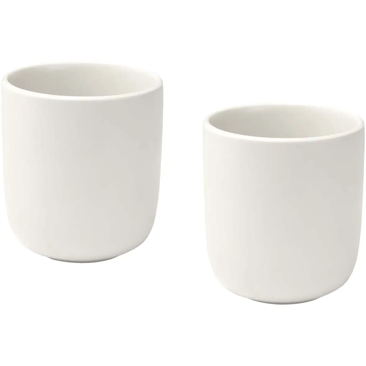 200 ml Keramiktassen – 2er-Set, matt – Ansicht 1