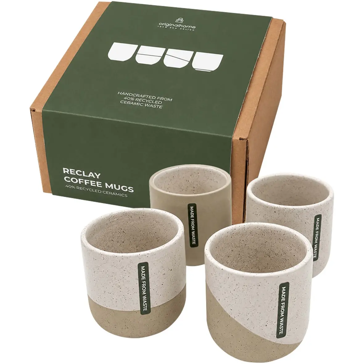 Originalhome Reclay 150 ml Kaffeetassen Set – Werbeartikel mit Logo bedrucken