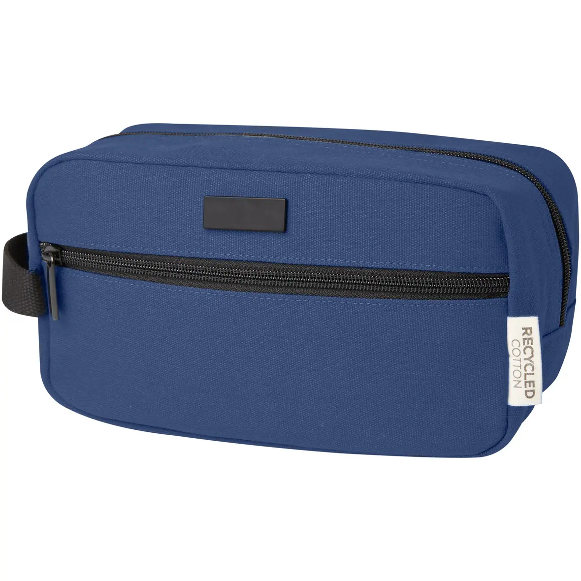 Kosmetiktasche aus GRS recyceltem Canvas 3,5 L – Werbeartikel mit Logo bedrucken