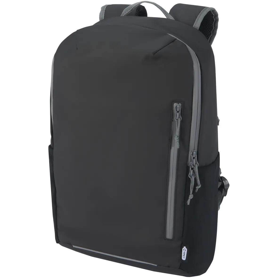 Wasserabweisender 15" Laptop-Rucksack aus GRS Recyclingmaterial 21 L – Werbeartikel mit Logo bedrucken