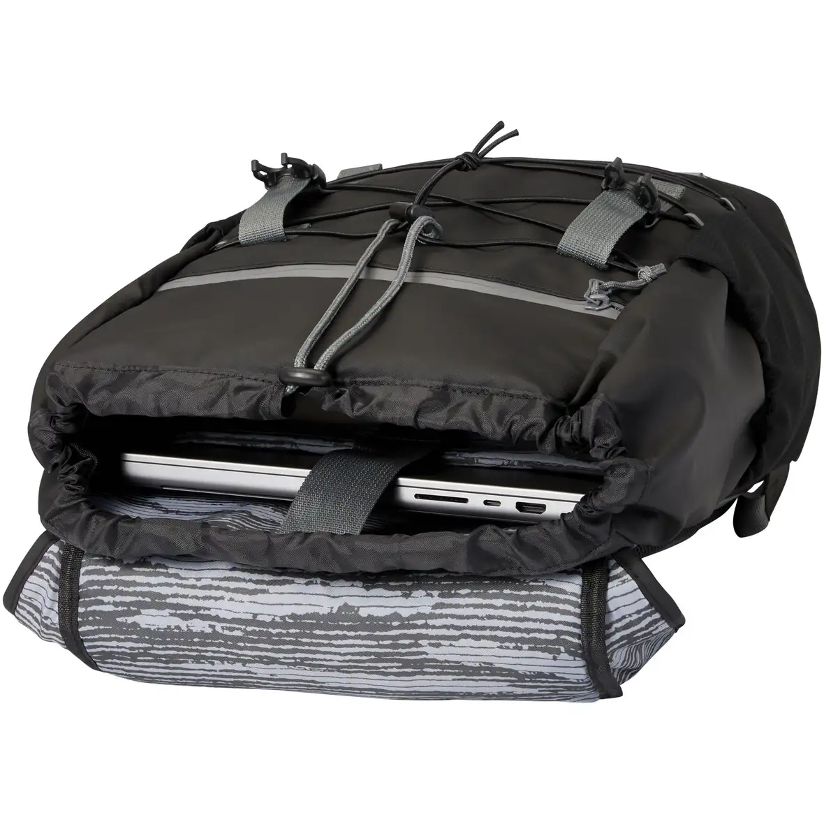 15,6" GRS recycelter wasserabweisender Laptop-Rucksack 23 L – Ansicht 5