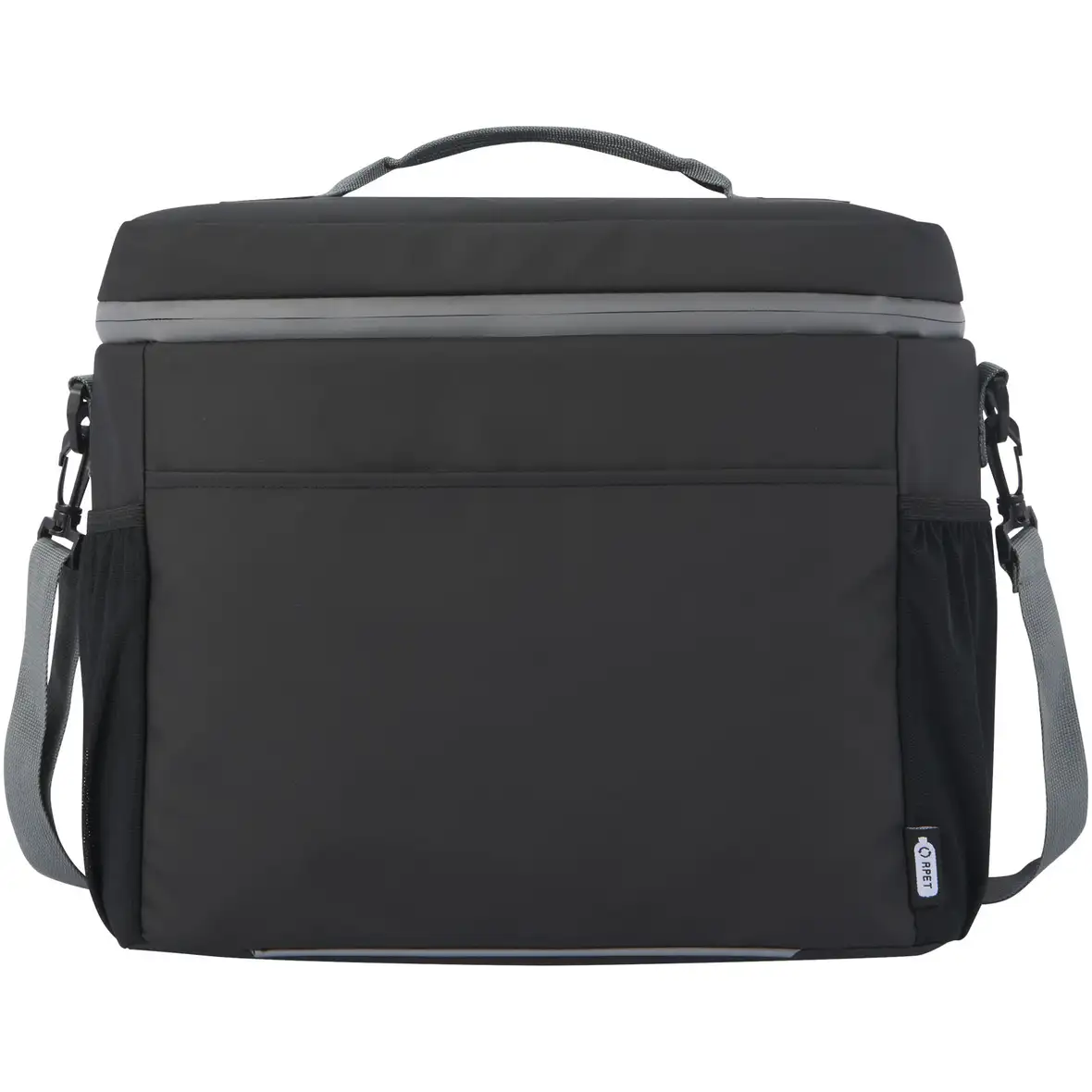Wasserabweisende Kühltasche für 20 Dosen aus GRS Recyclingmaterial 22 L – Ansicht 2