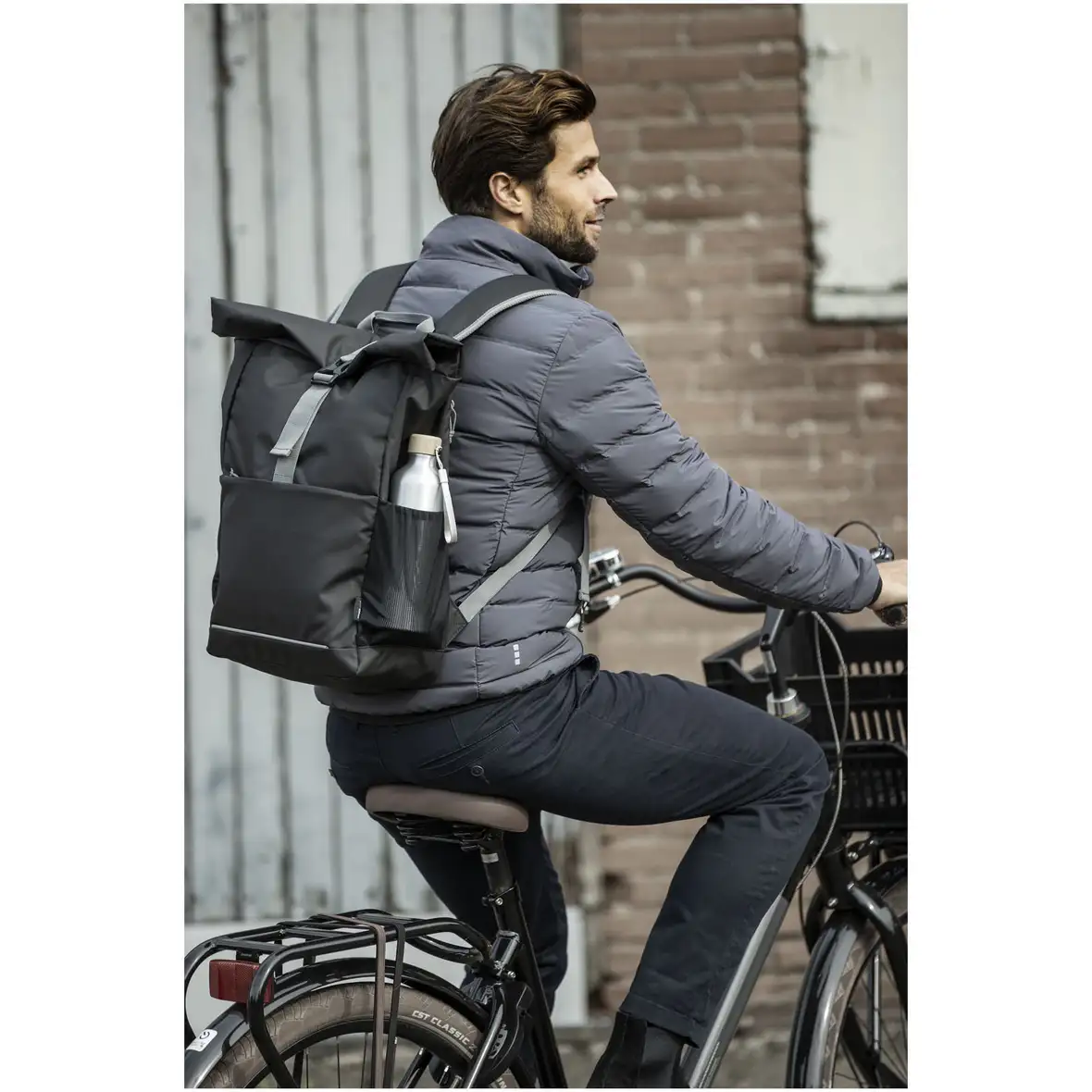 15" wasserabweisende Fahrradtasche aus GRS Recyclingmaterial 20 L – Ansicht 7