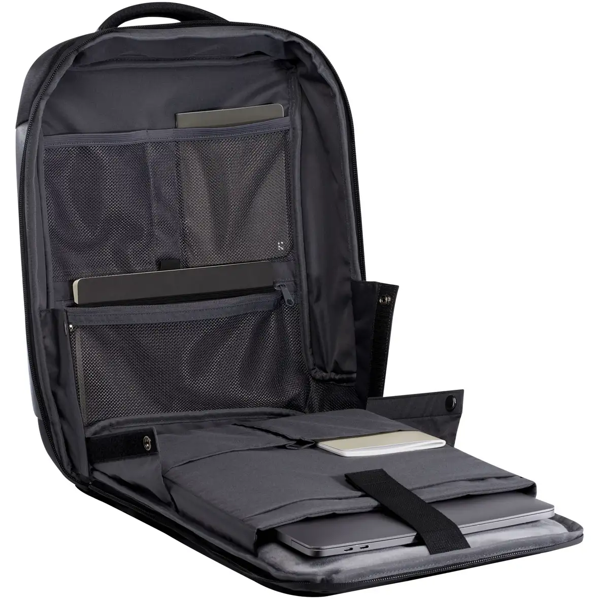 15,6" kompakter Laptop-Rucksack GRS Recyclingmaterial 12 L – Ansicht 4