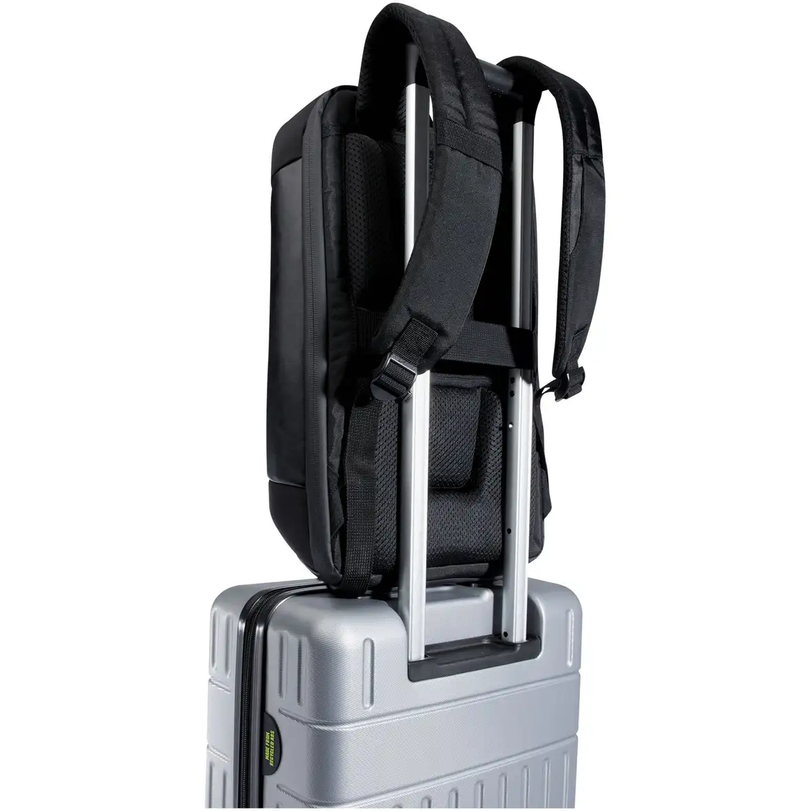15,6" kompakter Laptop-Rucksack GRS Recyclingmaterial 12 L – Ansicht 6