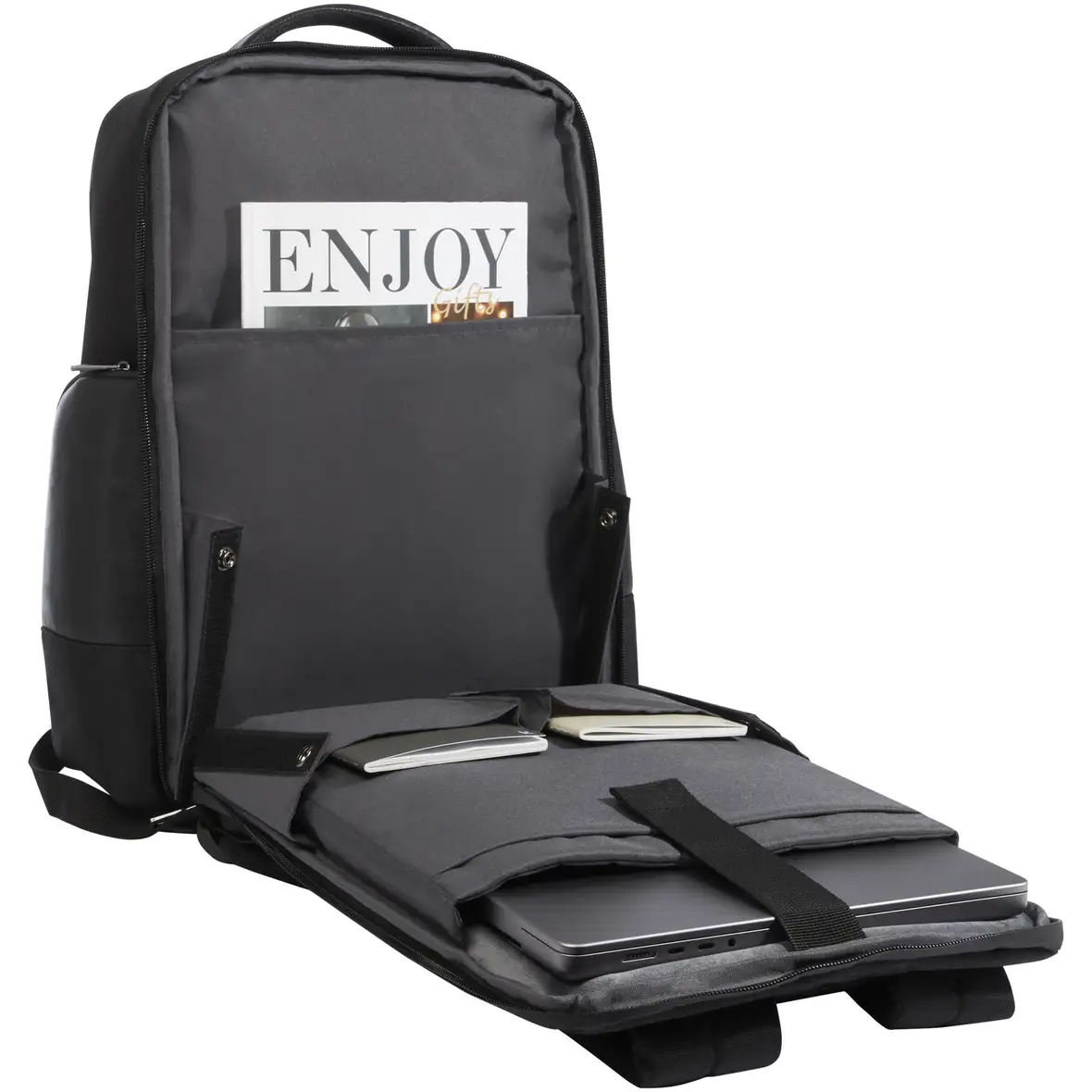 15,6" Laptop-Rucksack aus GRS Recyclingmaterial 25 L – Ansicht 6