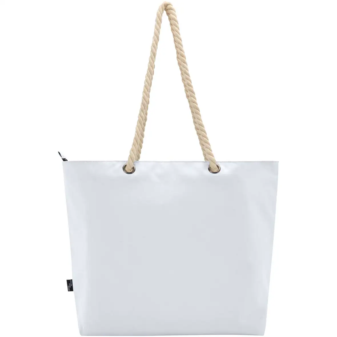 Strandkühltasche mit Kordelgriffen aus recyceltem GRS-Material, 23L – Ansicht 3