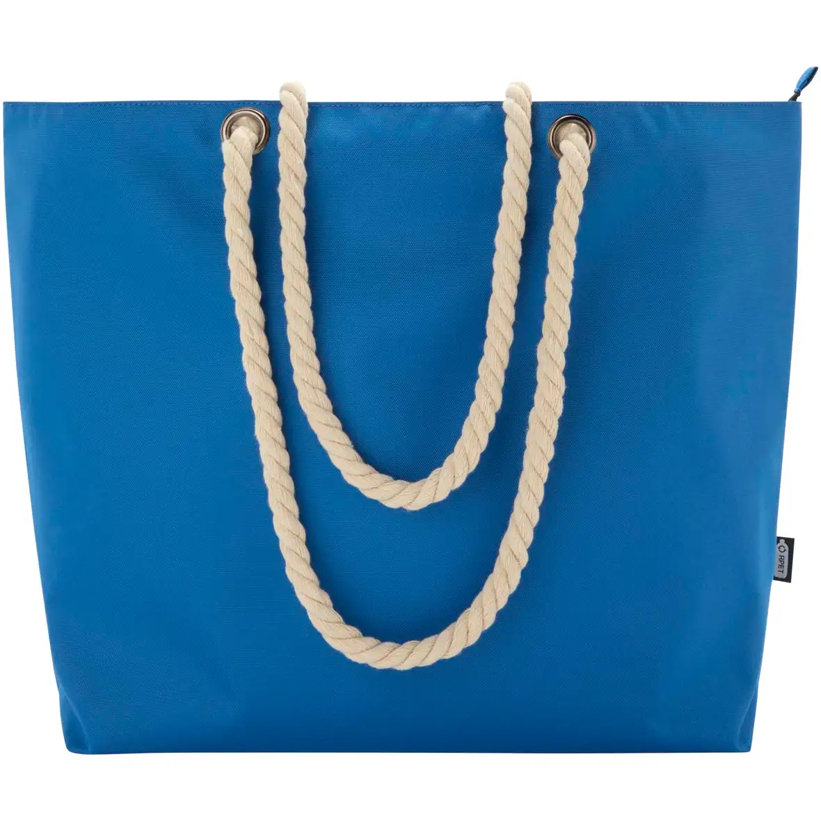 Strandkühltasche mit Kordelgriffen aus recyceltem GRS-Material, 23L – Ansicht 8