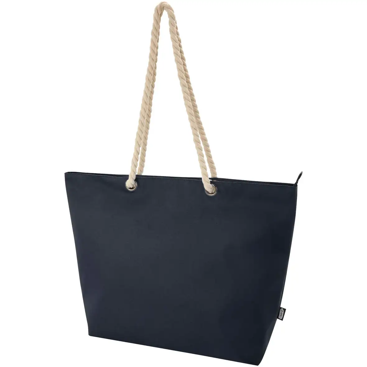 Strandkühltasche mit Kordelgriffen aus recyceltem GRS-Material, 23L – Ansicht 13