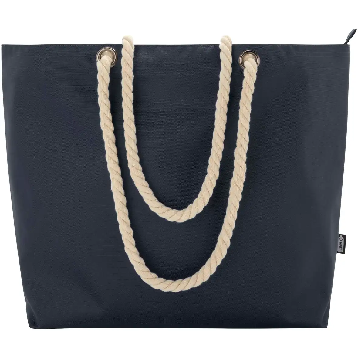 Strandkühltasche mit Kordelgriffen aus recyceltem GRS-Material, 23L – Ansicht 14