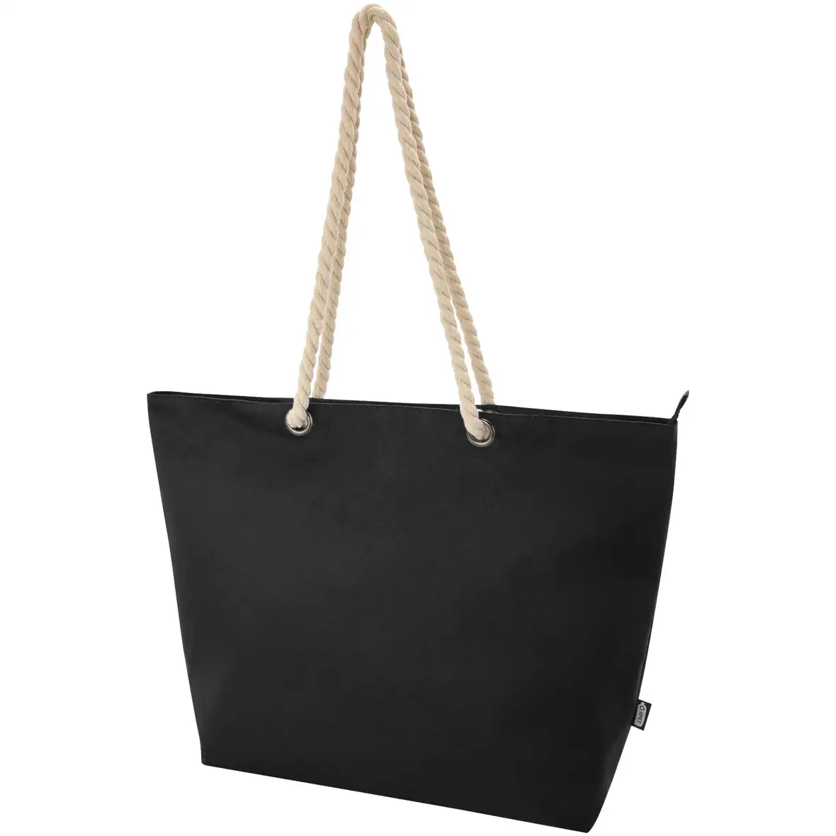 Strandkühltasche mit Kordelgriffen aus recyceltem GRS-Material, 23L – Ansicht 19