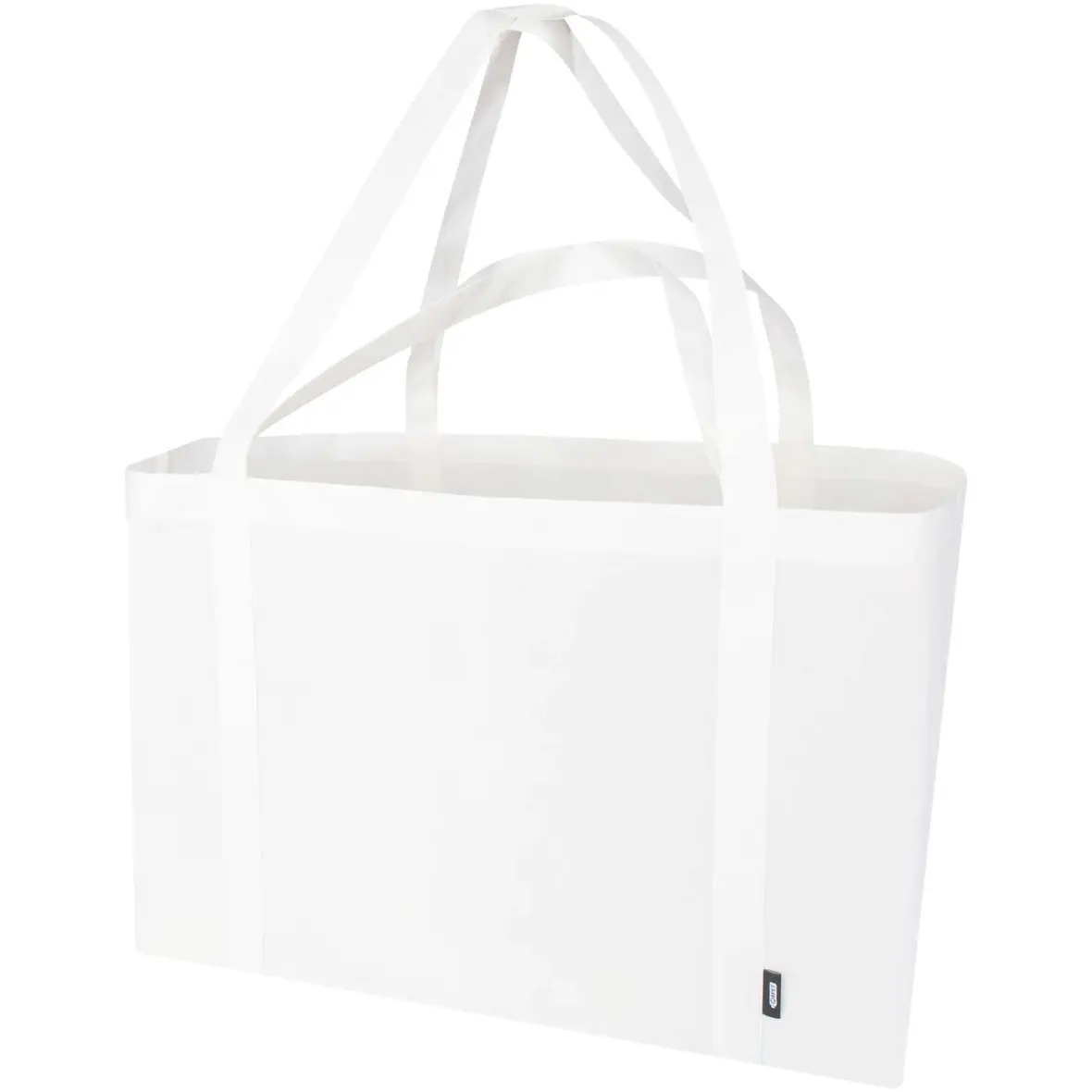 Extra große Tragetasche aus recyceltem GRS Non Woven 65 L – Werbeartikel mit Logo bedrucken