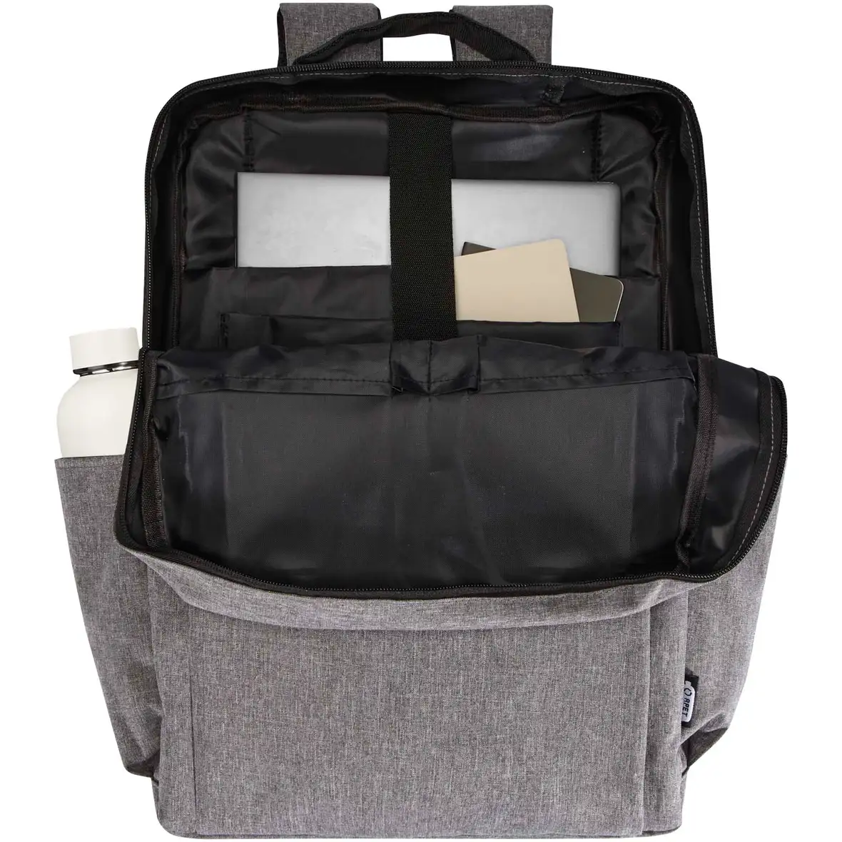 15" Laptop-Rucksack aus recyceltem GRS-Material 15 L – Ansicht 9