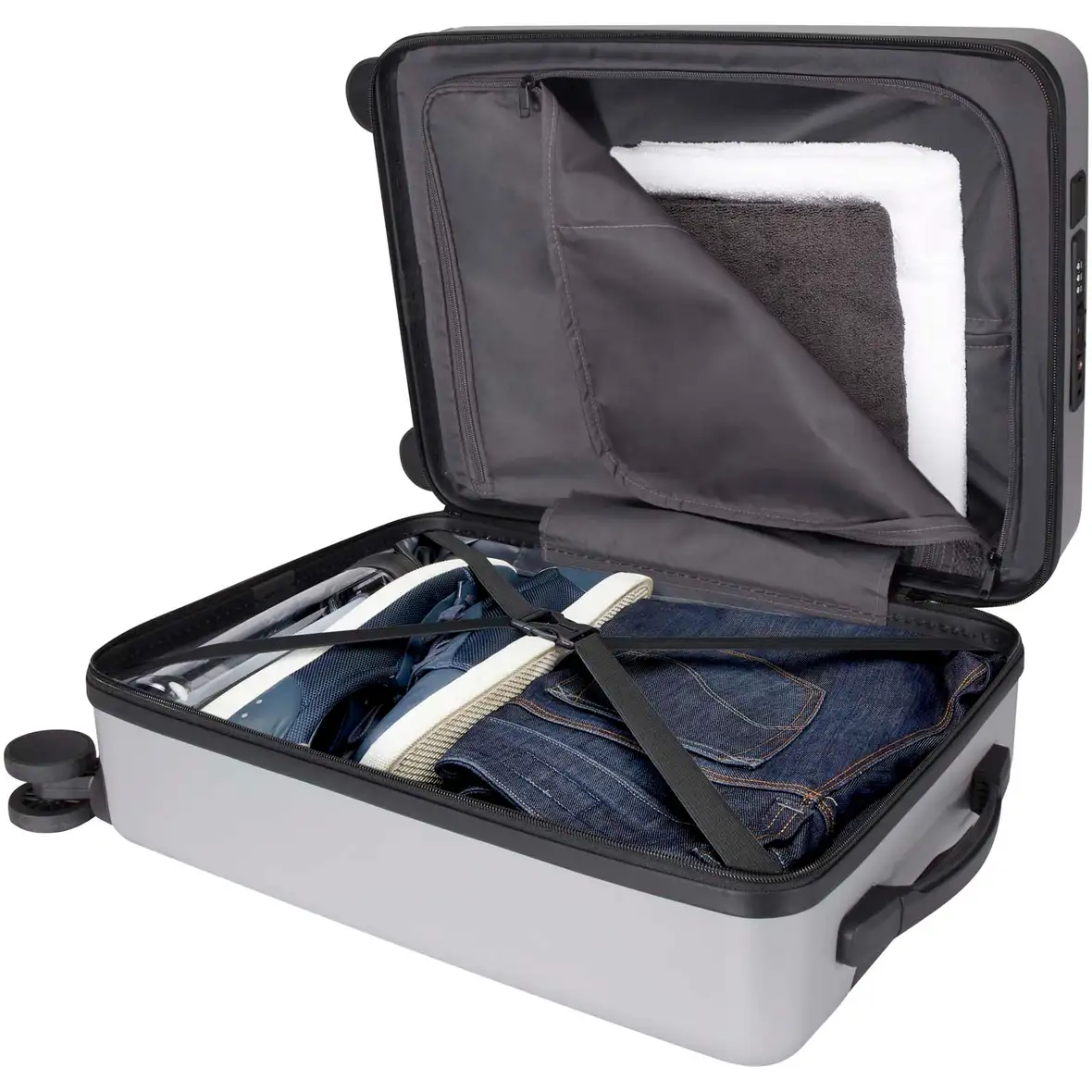20" Kabinentrolley aus recyceltem GRS-Material 40 L – Ansicht 6