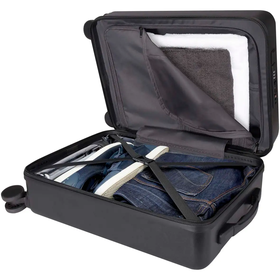 20" Kabinentrolley aus recyceltem GRS-Material 40 L – Ansicht 15